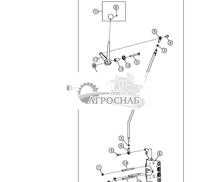 Комплект правого клапана управления 6-й функцией, скарификатор - ST3627 589.jpg